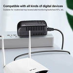 Adaptador de Energia POE / LAD para Router AP Wireless, 12V 1A, 12V 2A, 15V 1A, 24V 1A, 48V 0.5A