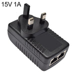 Adaptador de Energia POE / LAD para Router AP Wireless, 12V 1A, 12V 2A, 15V 1A, 24V 1A, 48V 0.5A