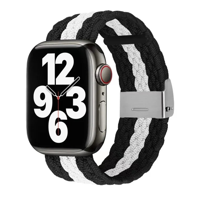 Correia de Relógio Trançada em Nylon para Apple Watch Series, 7 41mm / 6&SE&5&4 40mm / 3&2&1 38mm