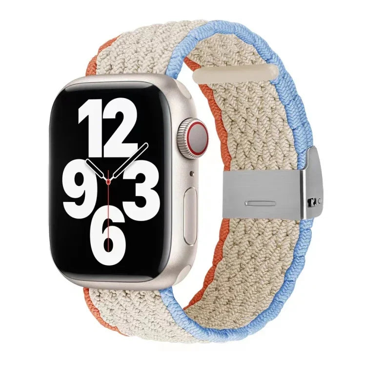 Correia de Relógio Trançada em Nylon para Apple Watch Series, 7 41mm / 6&SE&5&4 40mm / 3&2&1 38mm