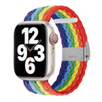 Correia de Relógio Trançada em Nylon para Apple Watch Series, 7 41mm / 6&SE&5&4 40mm / 3&2&1 38mm