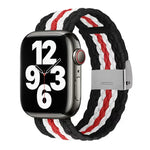 Correia de Relógio Trançada em Nylon para Apple Watch Series, 7 41mm / 6&SE&5&4 40mm / 3&2&1 38mm