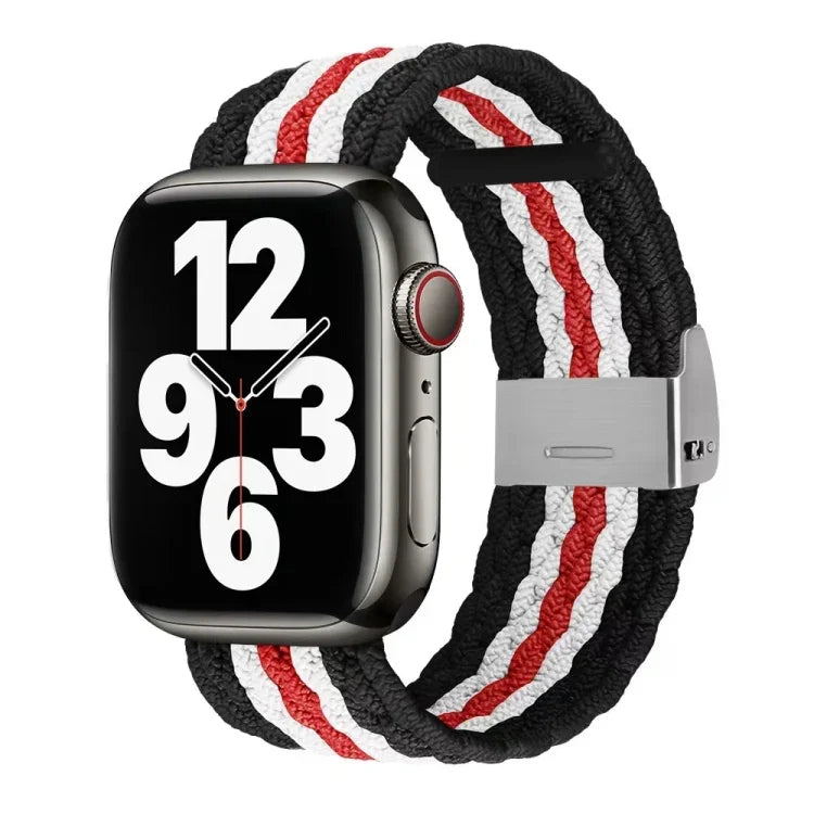 Correia de Relógio Trançada em Nylon para Apple Watch Series, 7 41mm / 6&SE&5&4 40mm / 3&2&1 38mm