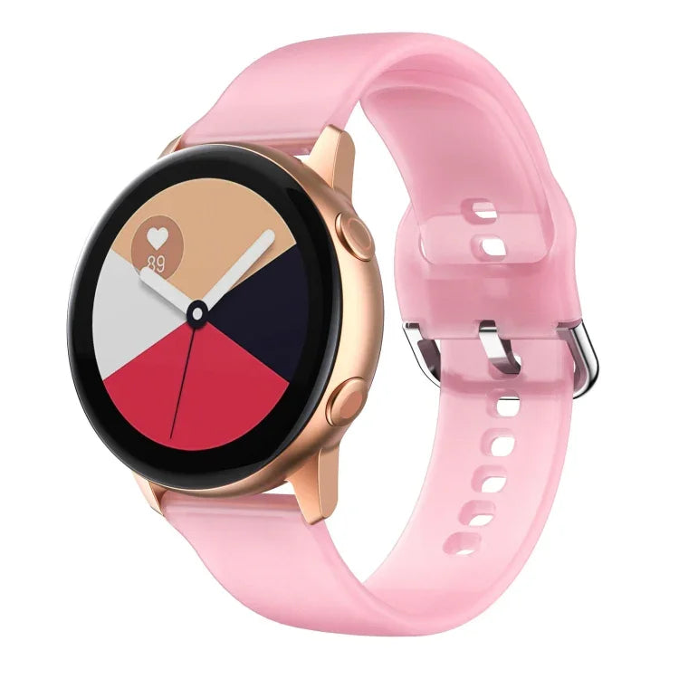 Pulseira de relógio em silicone, para Samsung Galaxy Watch4 40/44mm, para Samsung Galaxy Watch4 Classic 42/46mm