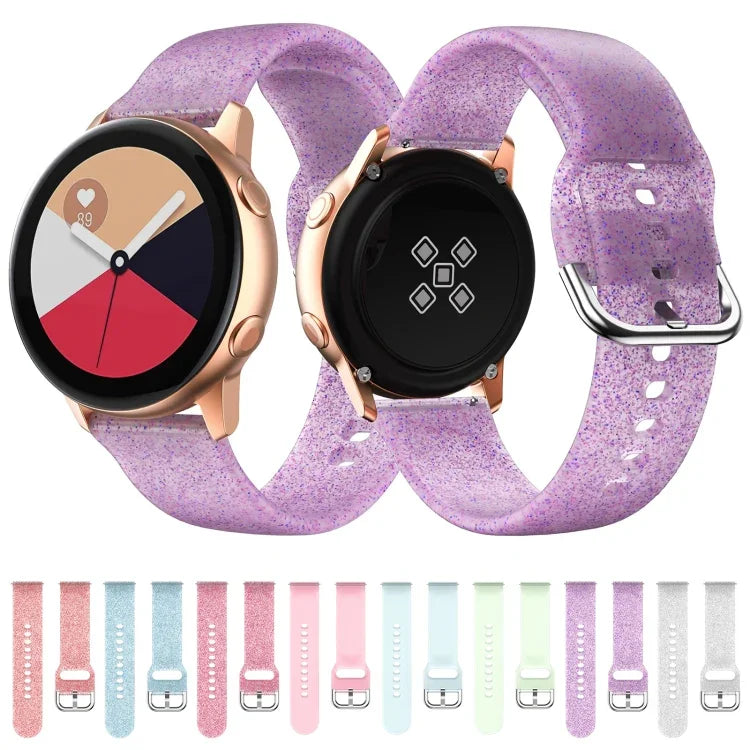 Pulseira de relógio em silicone, para Samsung Galaxy Watch4 40/44mm, para Samsung Galaxy Watch4 Classic 42/46mm