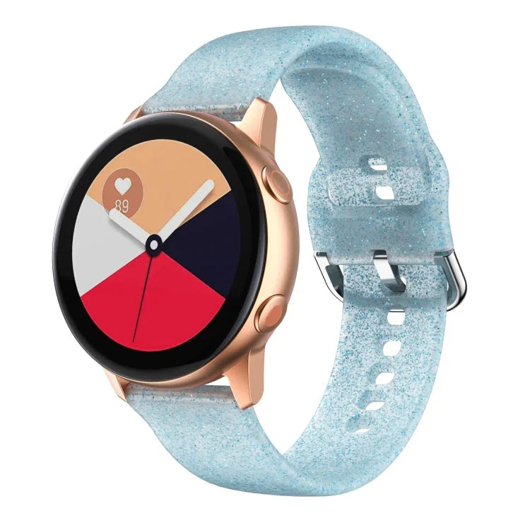Pulseira de relógio em silicone, para Samsung Galaxy Watch4 40/44mm, para Samsung Galaxy Watch4 Classic 42/46mm