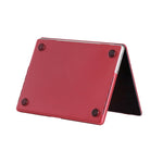 Capa para Portátil Curtida Dupla Face com Textura de Pontos, Para MacBook Air 13.3 polegadas A1932/A2179/A2337, Para MacBook Pro 13.3 polegadas A1706/A1708, Para MacBook Pro 14.2 polegadas A2442 2021, Para MacBook Pro 16.2 polegadas A2485 2021