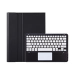 T12B-A Capa de Couro para Tablet com Teclado Bluetooth e Touchpad Destacável, Para iPad Air 13 2025 / 2024 / Pro 12.9 polegadas 2021/2020/2018