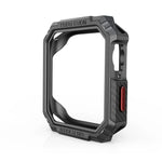 Carbon Fiber Contrast Color Protective Case, For Apple Watch Series 9 / 8 / 7 41mm, For Apple Watch Series 9 / 8 / 7 45mm, For Apple Watch Series 6 & SE & 5 & 4 44mm, For Apple Watch Series 6 & SE & 5 & 4 40mm