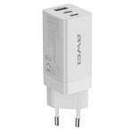 Carregador de Viagem de Carregamento Rápido awei PD9 65W GaN, Ficha UE