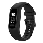 Solid Color Silicone Watch Band, For Garmin Smart 5