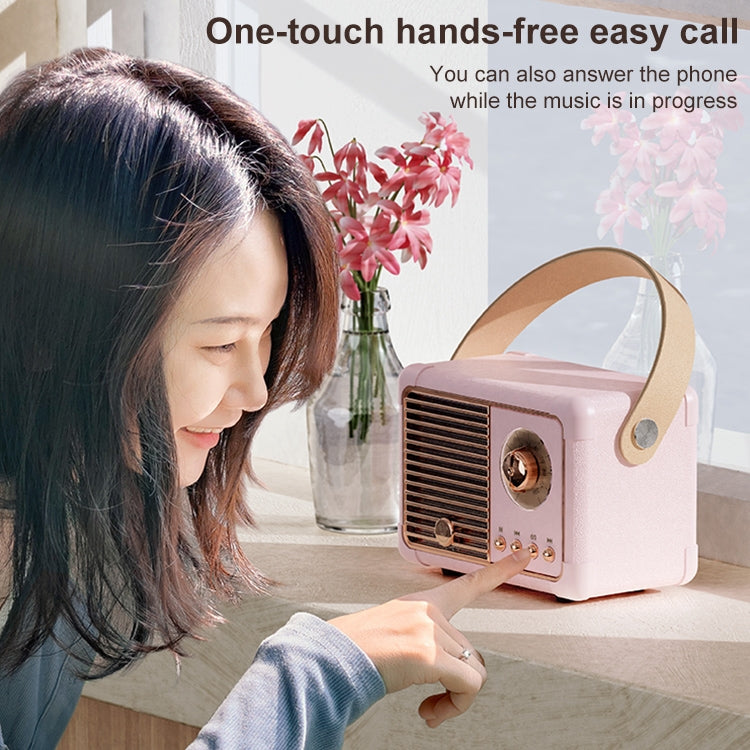 HM11 PLUS Altifalante Bluetooth Sem Fios Mini Retro Portátil HIFI, HM11 PLUS (Amarelo), HM11 PLUS (Preto), HM11 PLUS (Roxo), HM11 PLUS (Rosa), HM11 PLUS (Verde)