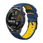Correia de Relógio de Silicone com Três Fileiras de Orifícios em Forma Trapezoidal, Para Samsung Galaxy Watch 4 / Watch4 Classic, Para Samsung Galaxy Watch 42mm, Para Samsung Galaxy Watch 46mm, Para Samsung Galaxy Watch Active