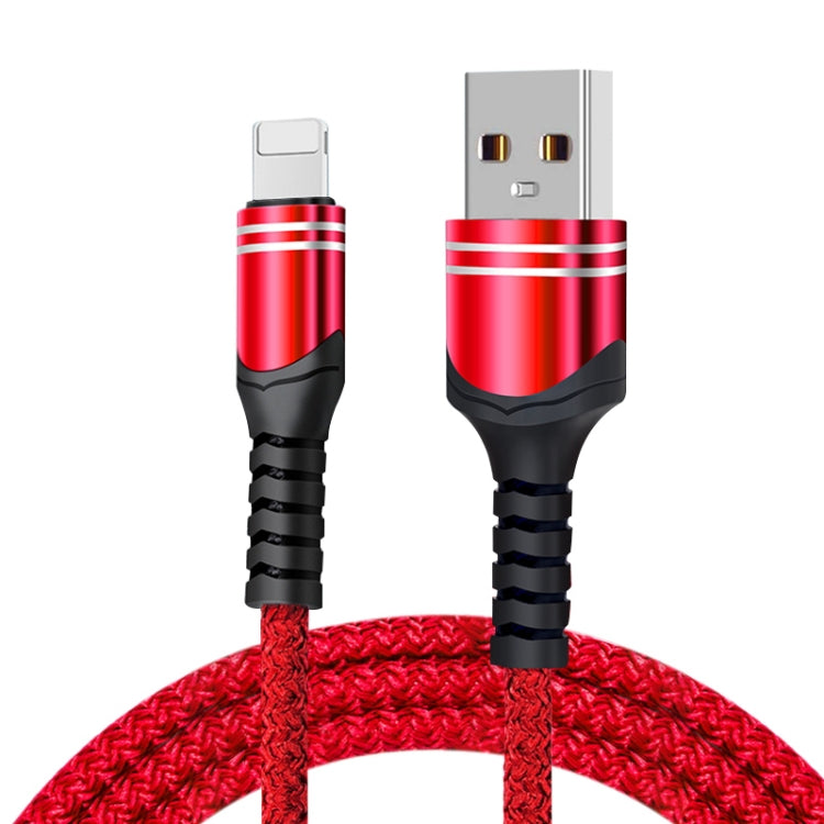 Cabo USB de carregamento trançado estilo 6A, comprimento do cabo: 1m, USB-C / Tipo-C, Micro USB, 8 pinos