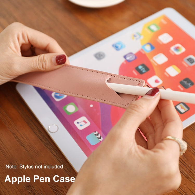 Capa Protetora Antichoque em Pele PU para Apple Pencil 1 / 2, Estojo