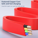 Cabo telescópico de carregamento 3 em 1 USB para 8 pinos + Micro USB + USB-C / Tipo-C com suporte para telemóvel