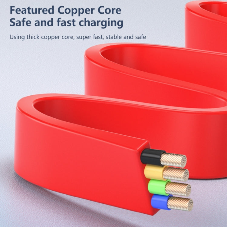 Cabo telescópico de carregamento 3 em 1 USB para 8 pinos + Micro USB + USB-C / Tipo-C com suporte para telemóvel