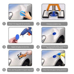 27 in 1 12V Car Cigarette Lighter Plug Paintless Dent Puller, 27 in 1