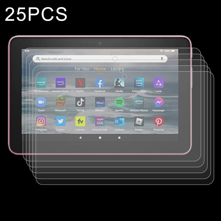 25 UNIDADES Filme de Vidro Temperado 9H 2.5D à Prova de Explosão para Tablet TCL Tab 10s / Enjoy 2 / T10 / T10S / Honor X8 / Honor 8 Lite / Lenovo K10C X6E6F / Teclast P30T, Para TCL Tab 10s / Enjoy 2 / T10 / T10S / Honor X8 / Honor 8 Lite (25 UNIDADES)