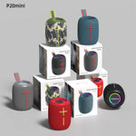HOPESTAR P20 mini Altifalante Bluetooth Sem Fios Resistente à Água, P20 mini (Cinza), P20 mini (Azul), P20 mini (Preto), P20 mini (Vermelho)