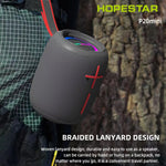 HOPESTAR P20 mini Altifalante Bluetooth Sem Fios Resistente à Água, P20 mini (Cinza), P20 mini (Azul), P20 mini (Preto), P20 mini (Vermelho)
