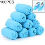 100 Unidades de Capa de Sapato Descartável de 400g para Limpeza Interior do Piso, Reforçada, em Tecido Não Tecido, Sobresapatos de Tecido