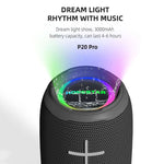 HOPESTAR P20 Pro Altifalante Bluetooth Sem Fios Resistente à Água, P20 Pro (Cinza), P20 Pro (Azul), P20 Pro (Preto), P20 Pro (Vermelho)