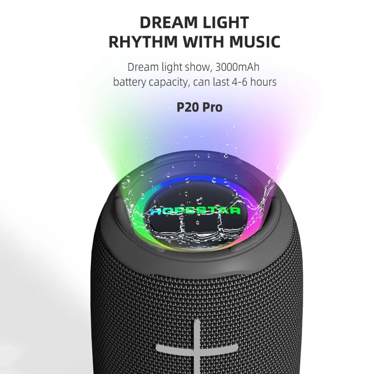 HOPESTAR P20 Pro Altifalante Bluetooth Sem Fios Resistente à Água, P20 Pro (Cinza), P20 Pro (Azul), P20 Pro (Preto), P20 Pro (Vermelho)