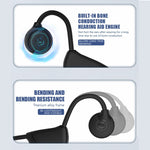 BH328 Auricular desportivo Bluetooth de condução óssea impermeável Bluetooth 5.3, BH328