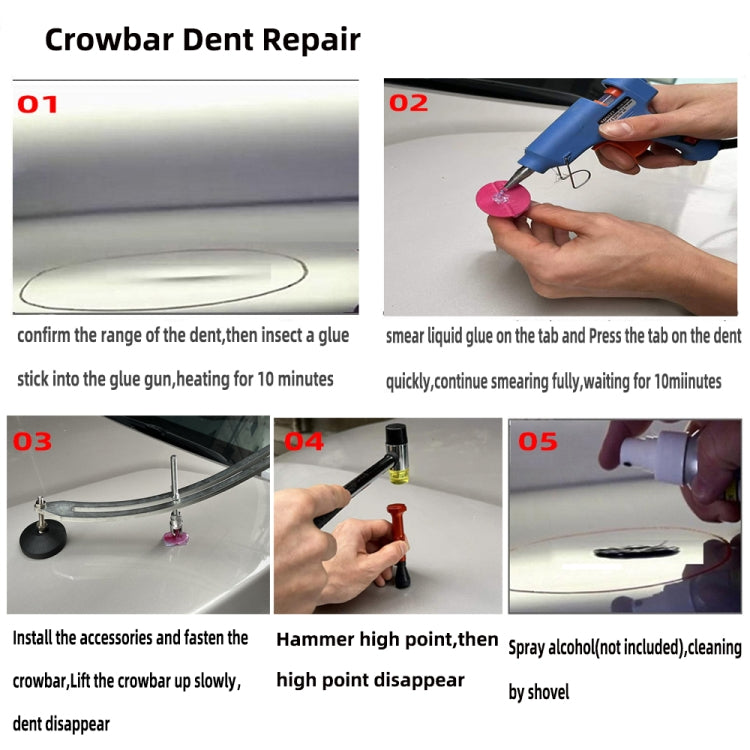 N4 107 in 1 Car Paintless Dent Removal Fender Damage Repair Puller Lifter, 107 in 1 EU Plug, 107 in 1 US Plug, 107 in 1 UK Plug, 107 in 1 Cigarette Lighter Plug