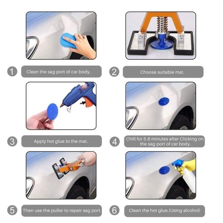 N5 104 in 1 Car Paintless Dent Removal Fender Damage Repair Puller Lifter, 104 in 1 EU Plug, 104 in 1 US Plug, 104 in 1 UK Plug, 104 in 1 Cigarette Lighter Plug