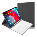 Capa de Couro com Teclado Bluetooth Magnético Destacável com Textura de Tecido e Flip Horizontal para iPad Pro 11 2020 / 2018 com Suporte e Suporte para Caneta, RK11, RK11D Retroiluminado