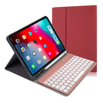 RK11A Teclado Bluetooth TPU Retroiluminado Multicolor com Flip Horizontal Capa de Couro para iPad Pro 11 2020 / 2018 com Suporte e Suporte para Caneta