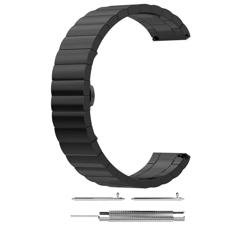 Correia em Aço Inoxidável 46mm com Fivela Borboleta, Para Galaxy Watch