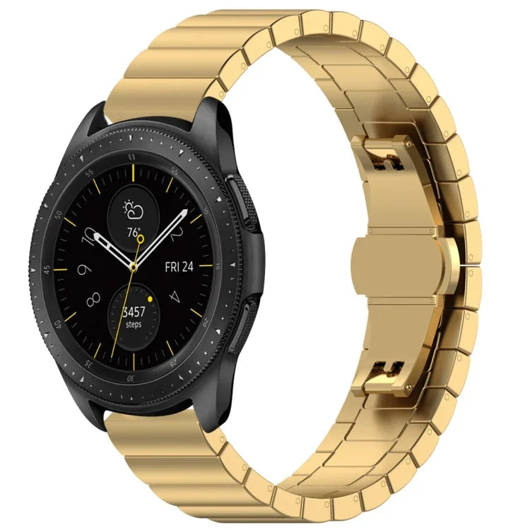 Correia em Aço Inoxidável 46mm com Fivela Borboleta, Para Galaxy Watch