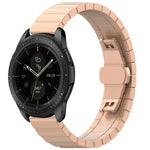 Correia em Aço Inoxidável 46mm com Fivela Borboleta, Para Galaxy Watch