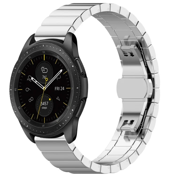 Correia em Aço Inoxidável 46mm com Fivela Borboleta, Para Galaxy Watch