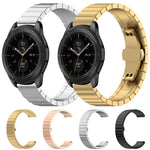 Correia em Aço Inoxidável 46mm com Fivela Borboleta, Para Galaxy Watch