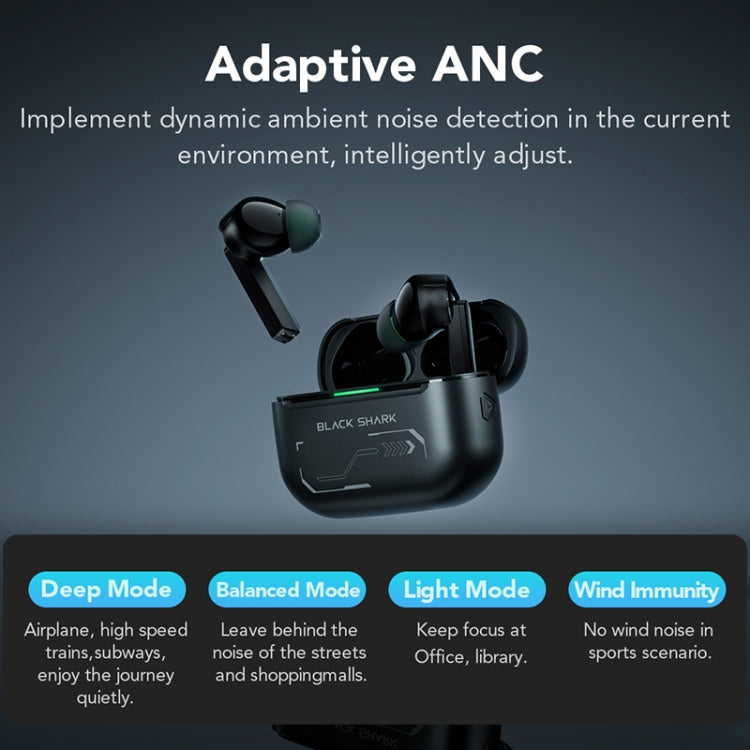Auricular Bluetooth True Wireless com redução de ruído original Xiaomi Black Shark