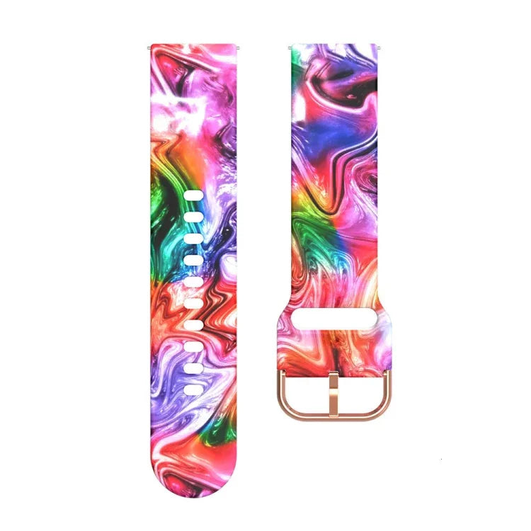 46mm Silicone Printed Strap, For Galaxy Watch
