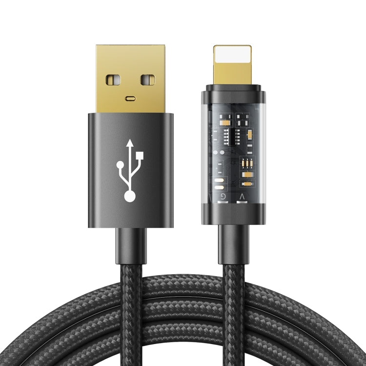 JOYROOM S-UL012A12 Cabo de Dados de Sincronização USB-A para 8 Pinos 2.4A, 1,2m USB-A para 8 Pinos