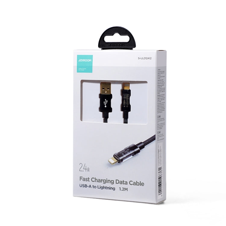 JOYROOM S-UL012A12 Cabo de Dados de Sincronização USB-A para 8 Pinos 2.4A, 1,2m USB-A para 8 Pinos