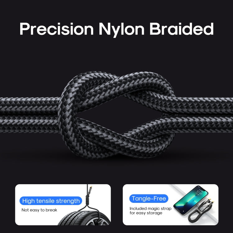 JOYROOM S-UL012A12 Cabo de Dados de Sincronização USB-A para 8 Pinos 2.4A, 1,2m USB-A para 8 Pinos