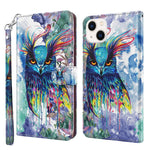 3D Painting Pattern Flip Leather Phone Case, For iPhone 14, For iPhone 14 Plus, For iPhone 14 Pro, For iPhone 14 Pro Max