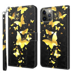 3D Painting Pattern Flip Leather Phone Case, For iPhone 14, For iPhone 14 Plus, For iPhone 14 Pro, For iPhone 14 Pro Max