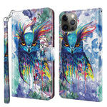 3D Painting Pattern Flip Leather Phone Case, For iPhone 14, For iPhone 14 Plus, For iPhone 14 Pro, For iPhone 14 Pro Max