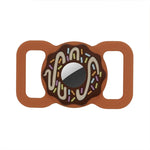 Colar Donut para Animal de Estimação Capa de Silicone Anti-riscos e Anti-choques para AirTag 2ª Geração / AirTag 1ª Geração, 1, 2