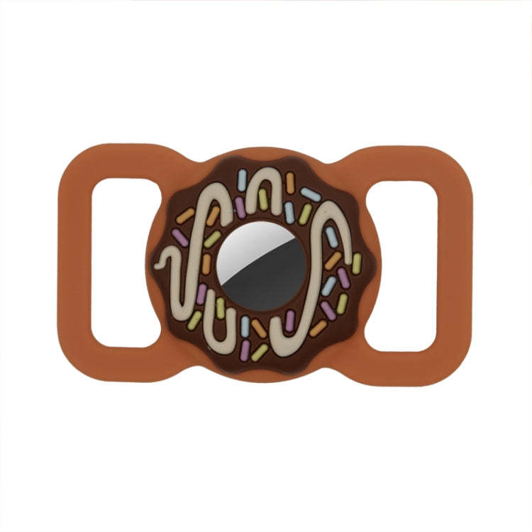 Colar Donut para Animal de Estimação Capa de Silicone Anti-riscos e Anti-choques para AirTag 2ª Geração / AirTag 1ª Geração, 1, 2