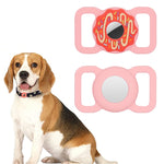 Colar Donut para Animal de Estimação Capa de Silicone Anti-riscos e Anti-choques para AirTag 2ª Geração / AirTag 1ª Geração, 1, 2
