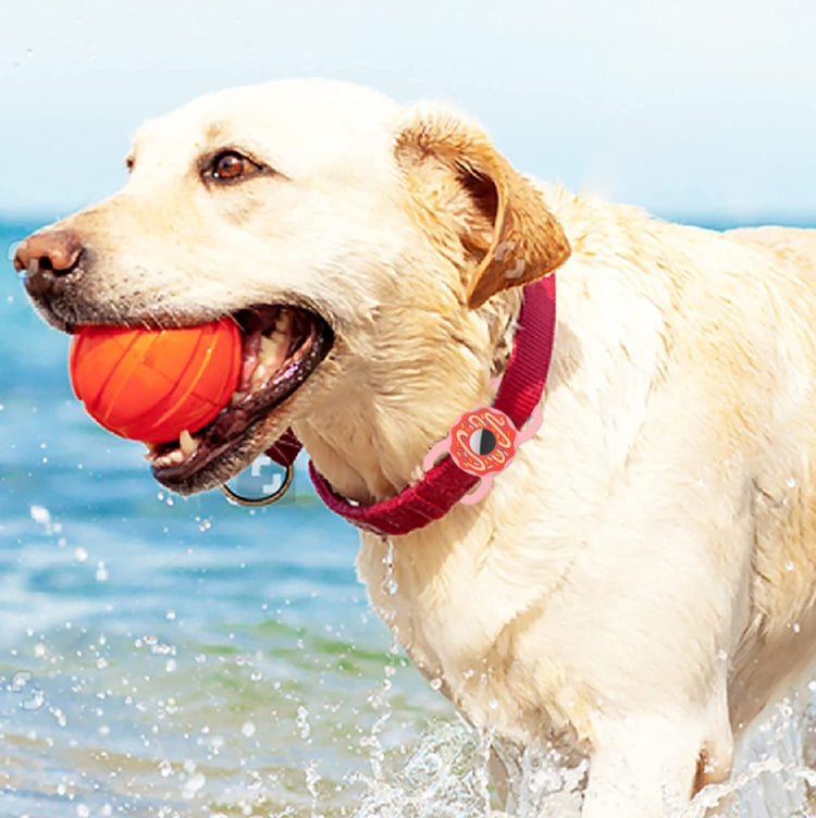 Colar Donut para Animal de Estimação Capa de Silicone Anti-riscos e Anti-choques para AirTag 2ª Geração / AirTag 1ª Geração, 1, 2